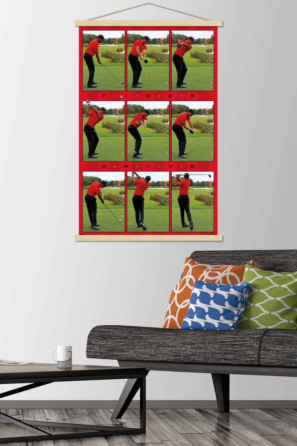 Tiger Woods - Drive Wall Poster
