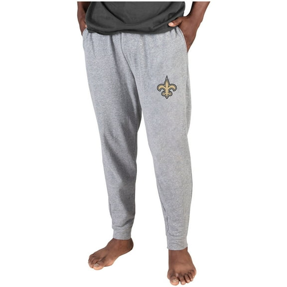 Men's Concepts Sport Gray New Orleans Saints Lightweight Jogger Sleep Pants