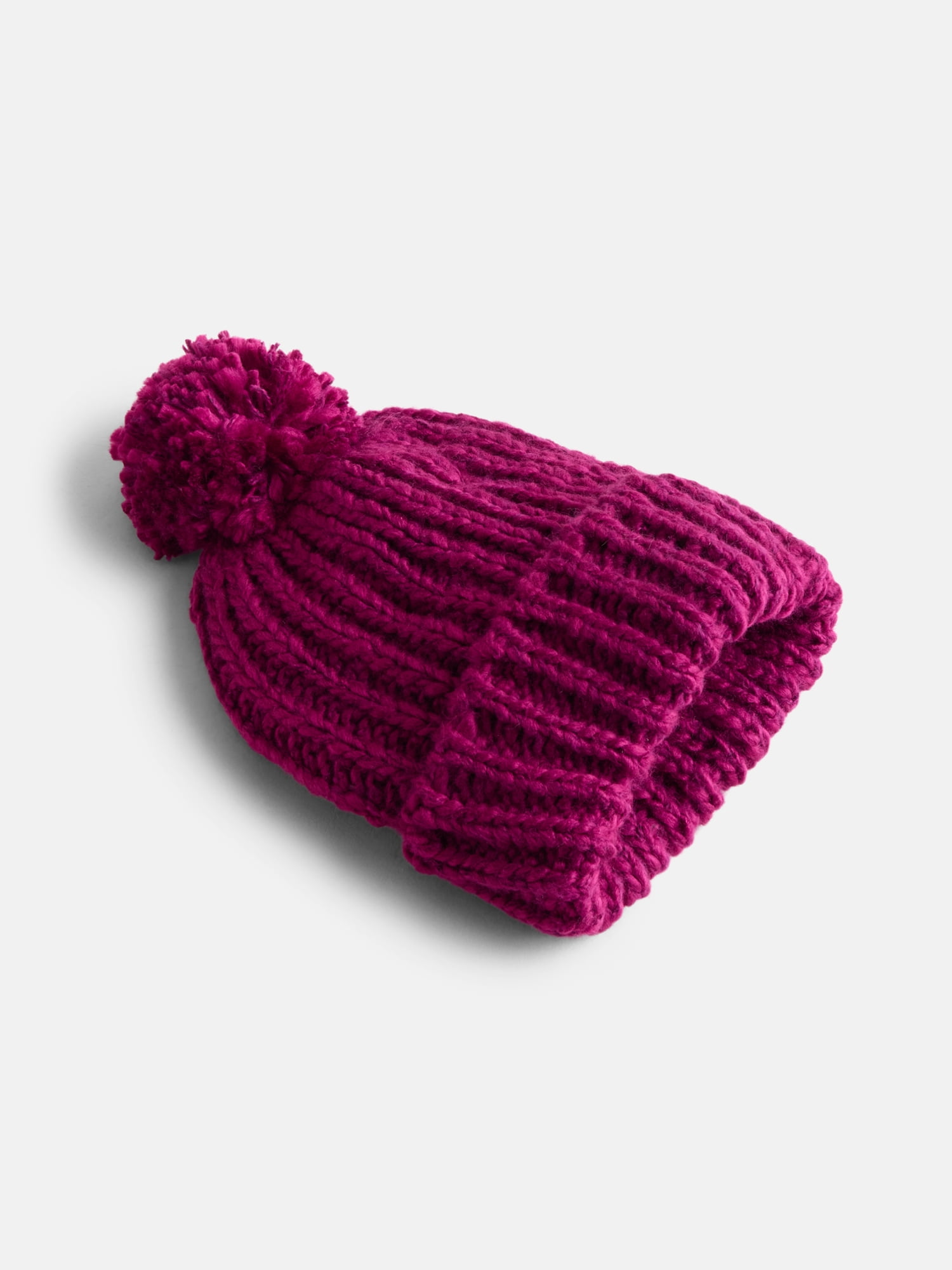 Scenario Women's Chunky Textured Beanie, One Size Fits Most, Velvet Plum