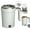 White, variant on Electric Coffee Mug with a Built-in LCD, Auto Mixing Travel Mug with Lid, 13oz Stainless Steel Cup with Temperature Display