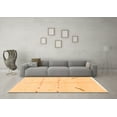thumbnail image 3 of Ahgly Company Indoor Square Solid Orange Modern Area Rugs, 7' Square, 3 of 4