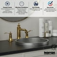thumbnail image 7 of Karran Usa Kbf474 Vineyard 1.2 GPM Widespread Bathroom Faucet - Stainless Steel, 7 of 7