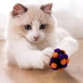 thumbnail image 3 of Cat Toys Interactive Pom Poms Woolen Yarn Rattle Bouncy Chew Plaything for Indoor Outdoor Stimulating Exercise, 3 of 5