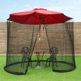 thumbnail image 2 of Gymax Moustiquaire de Table 9/10 Pi pour Parasol, Couverture Moustiquaire Anti-Moustiques, Moustiquaire pour Terrasse Extérieure, 2 of 9