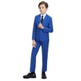 thumbnail image 2 of 4pcs Boys Formal Gentleman Outfits Long Sleeve Boys Clothing Set For Competition Wedding Banquet Dress, 2 of 6