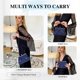 thumbnail image 3 of Monedero de noche UBORSE con bordado floral y strass, 3 of 8