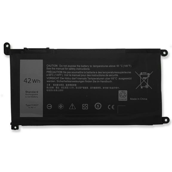 Battery for Dell Chromebook 11 3180 3181 3189 5190 2-in-1 Laptop FY8XM 51KD7