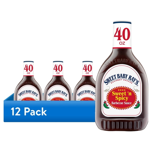 (12 pack) Sweet Baby Ray's® Sweet 'n Spicy Barbecue Sauce 40 oz