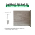 thumbnail image 2 of Repisa Esquinero Estante Flotante de Madera 4 Niveles 120 x 22 cm Toscana.268 Hanlob Esquinero Flotante, 2 of 6