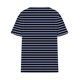 thumbnail image 3 of Blusas para las Mujeres Casual Oversized Rayas Impreso Botón Cuello en V Top, Tops Cortos para las Mujeres, 3 of 4