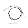 thumbnail image 3 of Maoww Glasses Strap Unique Eyeglasses Hanging Chain Eyewear Fix Rope Anti-lost Ropes Fashion Accessory Fixator Chains for Fixing Decor Black, 3 of 5