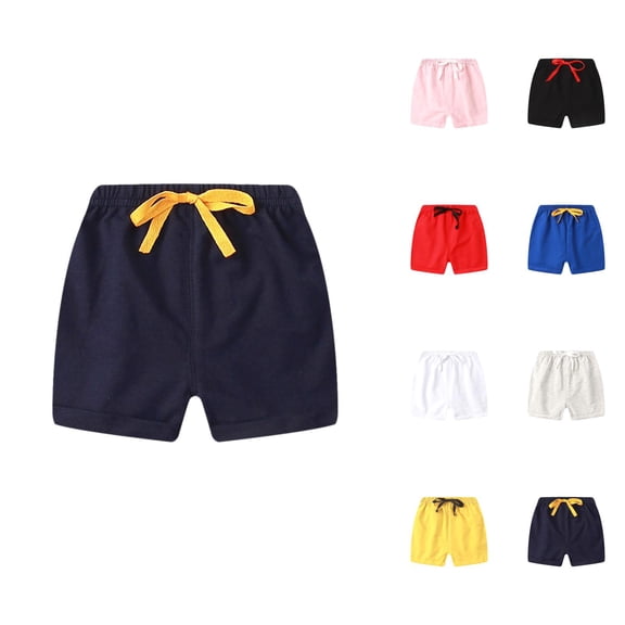 Toddler Boy Shorts Summer Cotton Five Point Pants Thin Toddler Boy Clothes for Casual Beach Outer Wear