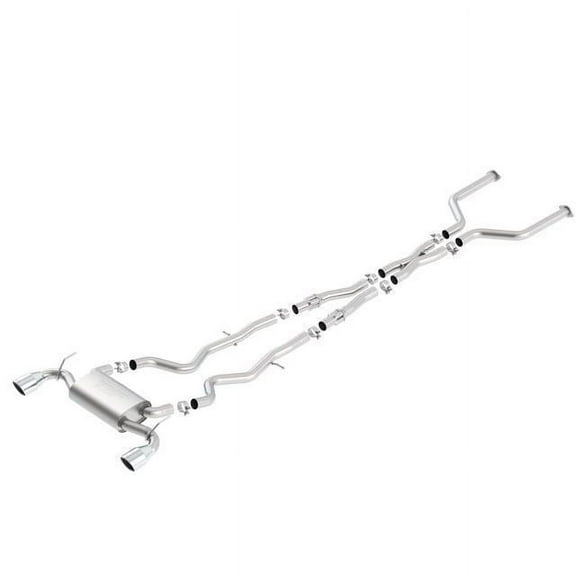 2017 Infiniti Q60S 3.0T V6 S Type Catback Exhaust Borla 140703