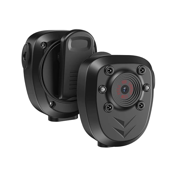 Mini Body Camera Video Recorder With Night Vision , 4-6 HR Battery Life Wearable Police Cam For Law Enforcement Security Guard ,Ultra-HD Quality