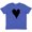 Retro Heather Royal, variant on Inktastic Stitched Black Heart Youth T-Shirt