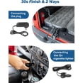 thumbnail image 3 of JOYTUTUS SUV Air Mattress for Camping w/Air Pump Compatible with Wrangler JL 4 Door (Don't for 4XE),  w/2 Pillows(Dark Grey), 3 of 7
