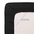 thumbnail image 5 of Sweet Home Collection Soft Microfiber 5-piece Split King Bed Sheet Set Black, 5 of 5
