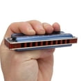 thumbnail image 4 of 10 Hole Harmonica, Aging Prevention Diatonic Harmonica Fuller Sound  For Gifts Blue, 4 of 8