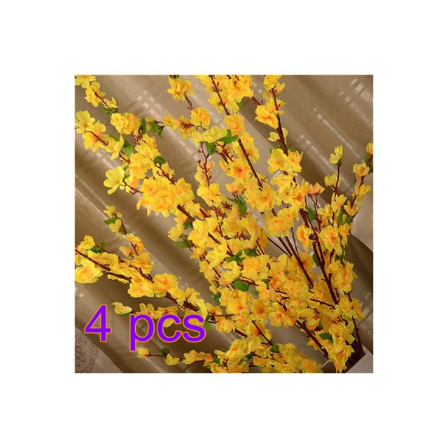 65cm Artificial Flowers Peach Blossom Simulation Flower For Wedding Decoration Home Decor