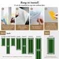 thumbnail image 6 of Green Greek Key Window Privacy Film, Geometric Greece Ancient Farmhouse Geo Static Cling UV Sun Blocking Heat Control Window Tint, Non-Adhesive One Way Windows Privacy Cover 17.7''x78.7'', 6 of 7