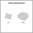 thumbnail image 5 of Comfort Spaces Vixie Reversible Comforter Set-Modern Geometric Quaterfoil Cloud Quilted Design All Season Down Alternative Bedding, Matching Shams, Twin/Twin XL(66"x90"), Lavender,CS10-0993, 5 of 5