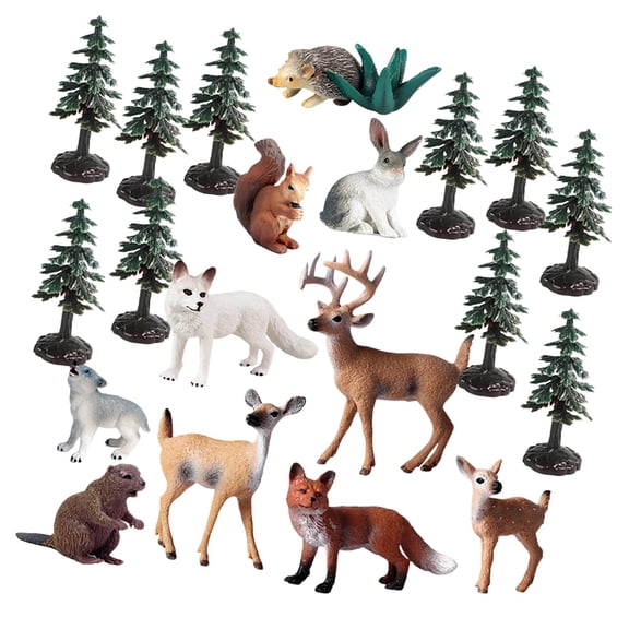 Realistic Jungle Figurines Set For Educational Play And Creativity Development