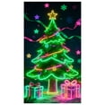 thumbnail image 2 of BotaniNest Perles de Porte Lumineuses pour Fête Fluorescente, Rideau d'Entrée Intérieur Extérieur, 2 of 5
