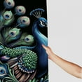 thumbnail image 3 of GOSMITH Durable and Washable Blue Peacock Beautiful Watercolor Flowers Peony Bird Feathers Gorgeous and Elegant Animal Spring Vitality Shower Curtain - Multiple Sizes White, 3 of 6
