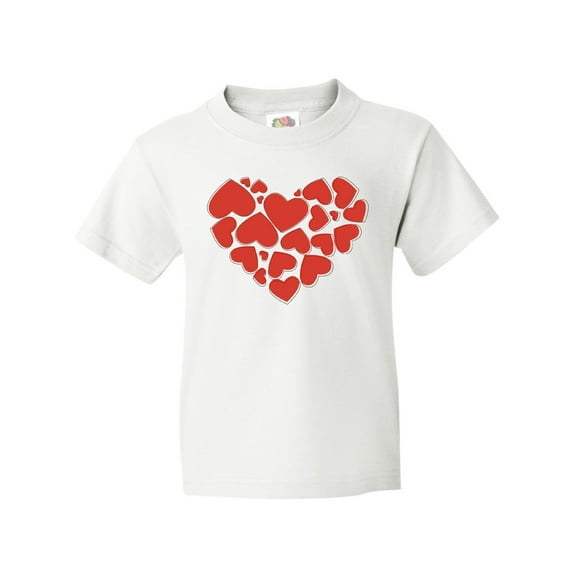 Inktastic Love, Romance, Hearts, Valentine - Red Youth T-Shirt