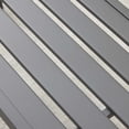 thumbnail image 3 of Outdoor Metal Garden Bench, Patio Backless Bench, Weatherproof Park Benches for Gardens, Patios​, Gray, 3 of 6