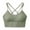 Green, variant on TSADFHJI Women's Sports Plus Size Thin and Shockproof Running Yoga Tank Top Back Gathering Bra Bras for Women Two Piece Women Bras Plus Womens Bras Crotchless White L