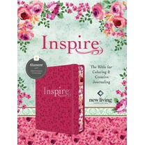 Inspire Bible NLT, Filament Enabled (Hardcover LeatherLike, Pink Peony) (Hardcover)