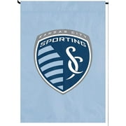 Sporting Kansas City SC Premium Garden Flag Applique & Embroidered Banner Soccer