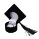 thumbnail image 1 of 6PCS Mini Ring Box Graduation Cap Ring Box Bachelor Cap Ring Box Velvet Graduation Hat Ring Box Single Ring Storage Box, 1 of 5