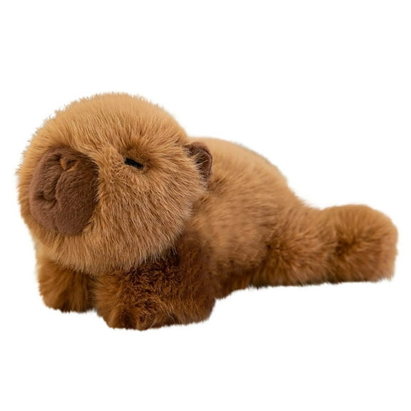 Capybara Plush Toys Huggable Cushion Cuddly Pillow Cushion Stuff Dolls Plush Plushie Must Have Cute Toy For Holidays Stuffed Animals Valentine'S Day/Birthday/Holiday Brown - 18cm