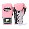 thumbnail image 2 of Guantes de boxeo Kusrkot transpirables para Muay Thai MMA Kickboxing Rosa 14oz, 2 of 8