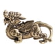thumbnail image 2 of 2x Feng Shui Latón Kirin Kylin Estatua Estatuillas Cobre Lucky Charm Paisaje Artesanía Estatuilla Decorativa para Estantería Estante Centro de Mesa, 2 of 9
