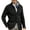 Black, variant on Black Blazer Men's Stand Collar Wool Coat Thick Needle Thickened Suit Sweater Blazer Jacket Men Black L