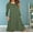 Green, variant on Tbopshirt Tops for Women,Ladies Fashion Casual Long Sleeve Pure Color Loose T-shirt Dress with Pockets Shirt