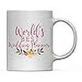 thumbnail image 3 of Andaz Press 11oz. Coffee Mug Gag Gift, World's Best Wedding Planner, Floral Flowers Design, 1-Pack, 3 of 4