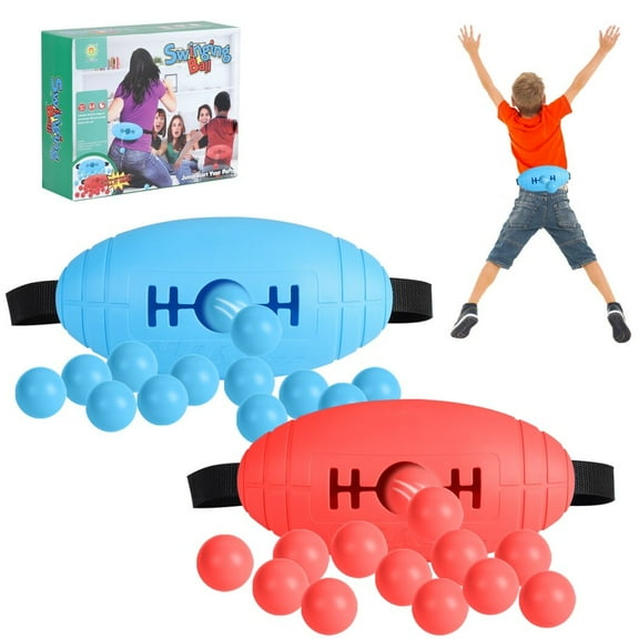 Shaking Swing Balls Game Set, Backyard Family Game Toys with 24 Balls, Outdoor Indoor Swing Toys for Kids and Adults, Fun Party Supplies, Interactive Toys for Kids