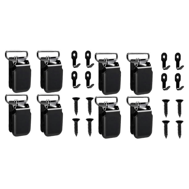 Pack of 8 Functional Metal Wall Hook for Tapestry Rugs Hanging Rusts Resistant Decorative Clip Tapestry Wall Hangers