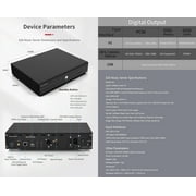 Gustard S26 Music Server,Ultra-Low Latency Audio Processing System,Supports Airplay/UpnP/Roon,Silver