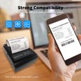 thumbnail image 4 of TFixolPortable BT 80mm Thermal Receipt Printer Personal Mini Bill POS Mobile Printer with Rechargeable Battery Support ESC/POS Compatible with Android iOS Windows for Restaurant Supermarket Kitchen Of, 4 of 7