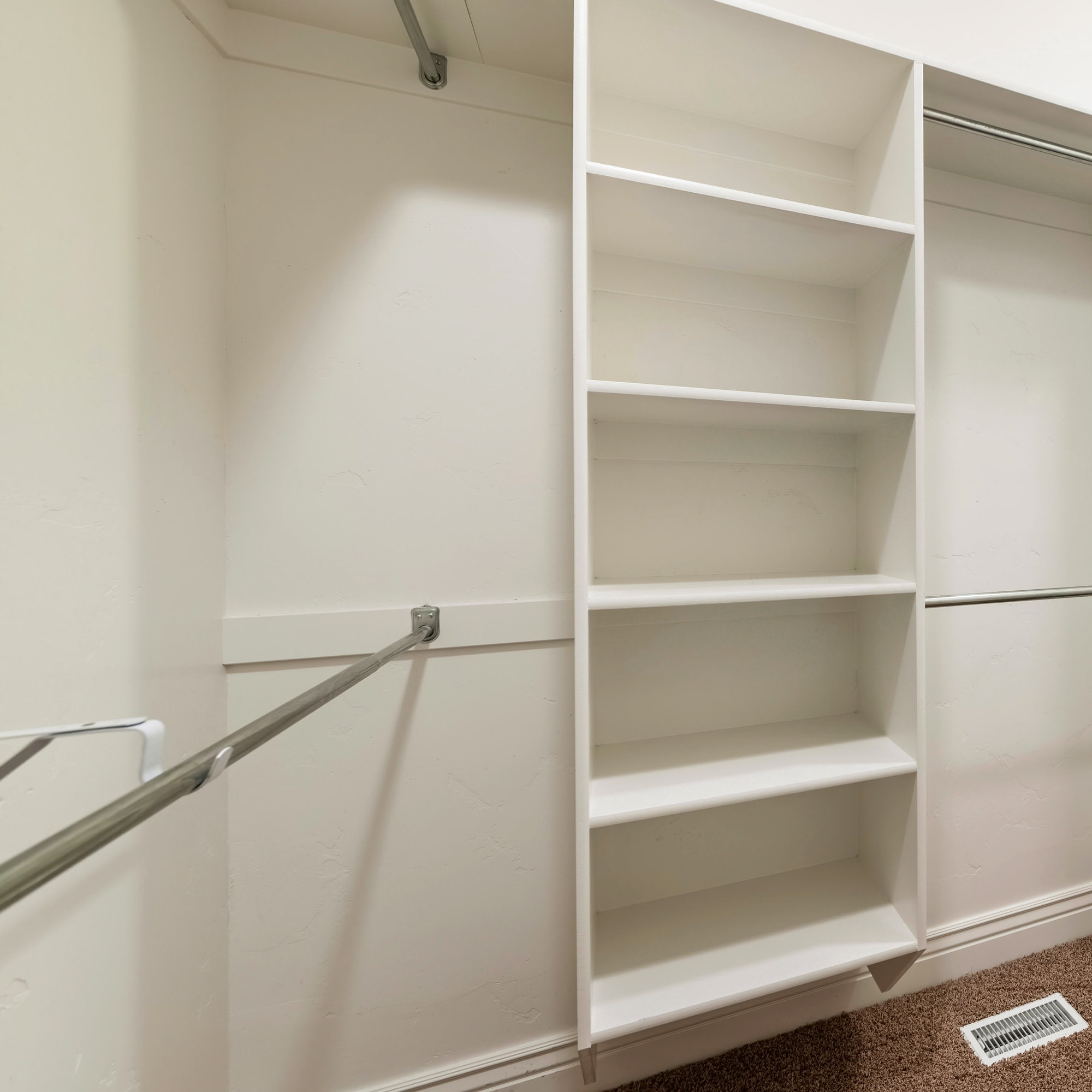 Design House Heavy-Duty Steel Adjustable Wall Mount Closet Rod