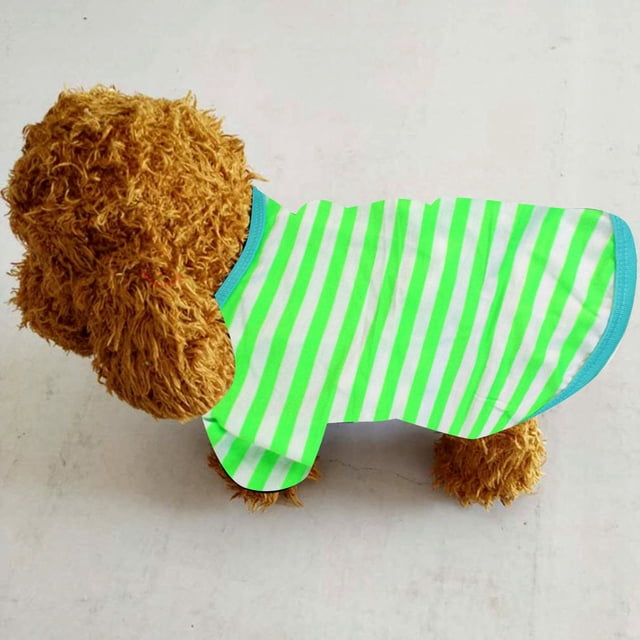 SIfdSeng Pet Clothes for Medium Dogs Winter Pet Clothes Dog Striped Round Neck T Shirt Pet Striped Shirt Pet Clothes Korean Style Small Dog Clothes Pet Clothes for Large Dogs Girl