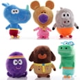 thumbnail image 1 of Set de muñecos de peluche con dibujos animados de animales, encantadora niña, 6 unidades, 1 of 5