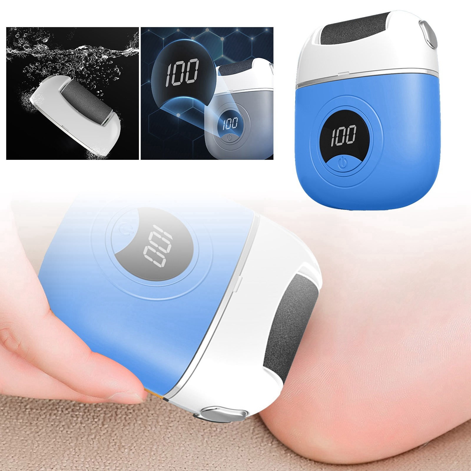 Odor Eliminator for Feet Moisturizing Gel Booties Feet Corn Remover Extra Strength Gel Nail Filler Callous Remover Crust Remover Battery Operated Nail File And Buffer Feet Scrapper Pumice