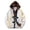 White sweatshirt for men #8, variant on Hooded Jacket Men Plaid Lining Toggle Button Outerwear Casual Loose Fit Long Sleeve Tops with Vintage Spliced Inner Lining Detail Black,L