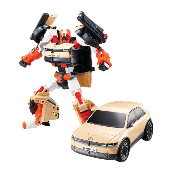 Nuevo Tobot Tobot X Youngtoys Transformando vehículo coleccionable en héroes robot Animación Personajes Juguetes para niños de 3 años en adelante Transformar juguetes Coches Tamaño grande 9 pulgadas